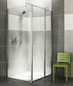 Kabina prysznicowa CUBIC (90cm), szkło transparentne,  prod Deante KTI043K