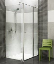 Kabina prysznicowa CUBIC (90cm), szkło transparentne,  prod Deante KTI043K